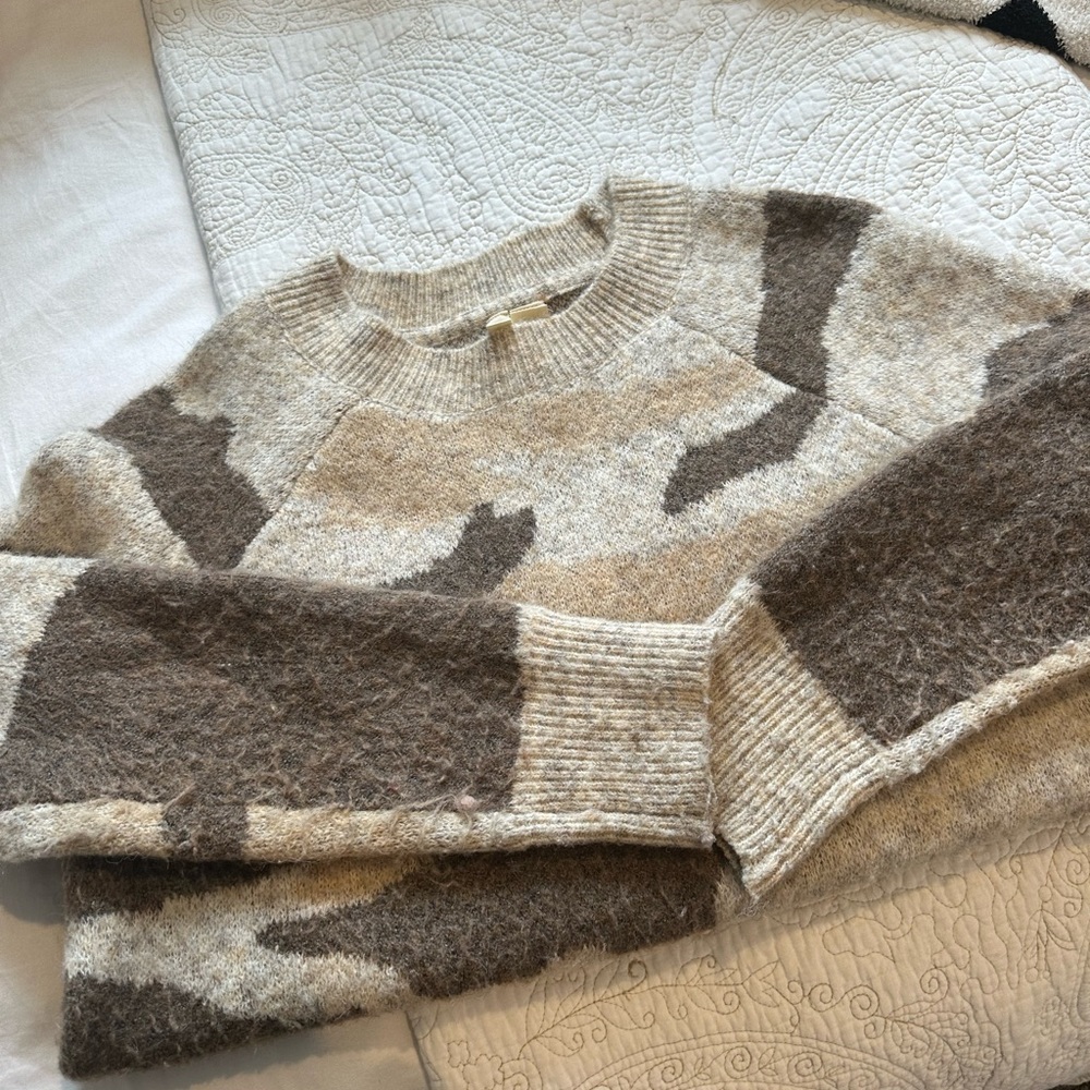Moth Camo Sweater